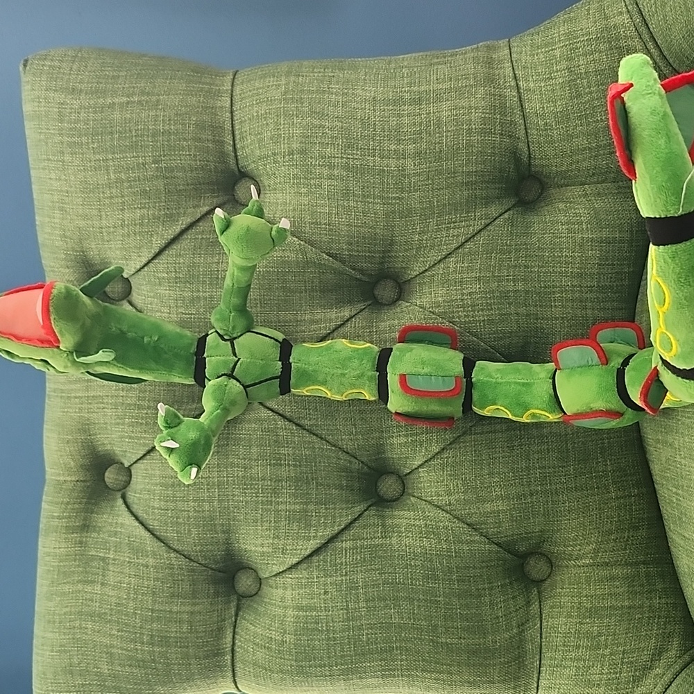 Pokemon Rayquaza Poseable Plush Toy - Picture 5 of 6